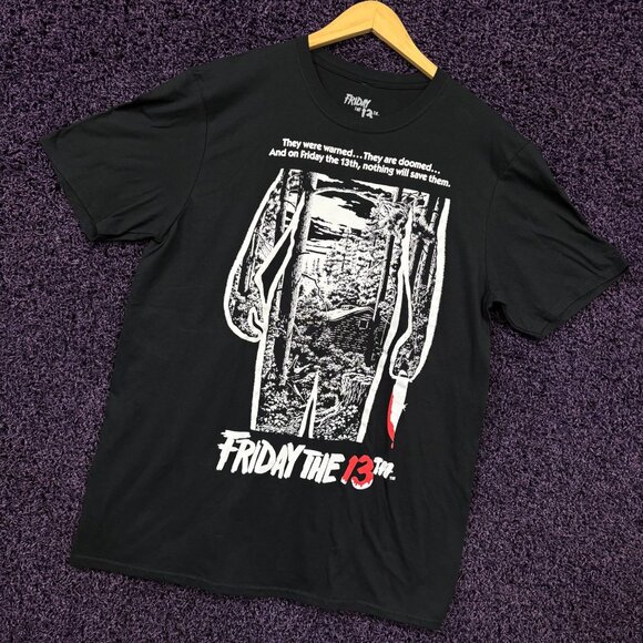 Friday the 13th Movie Promo Tshirt size large - Picture 3 of 4